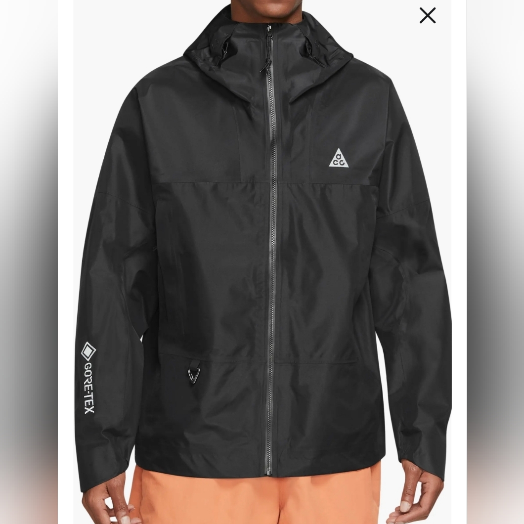 Nike Acg Gortex Men's Storm-Fit Adv Rain Jacket Black